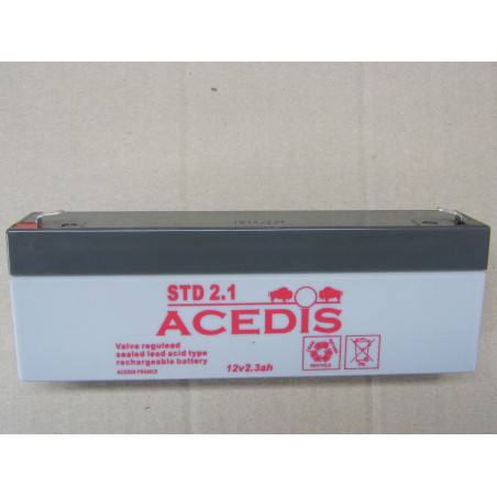 Batterie étanche aux Plombs 12V 1.8Ah 1.9Ah 2Ah  2,3Ah 