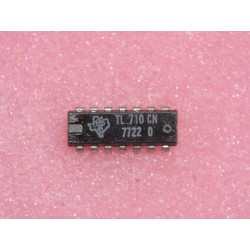 ci TL 710 CN de chez texas ~ ic TL710CN ~ voltage comparator ~ DIP14 (PLA037)