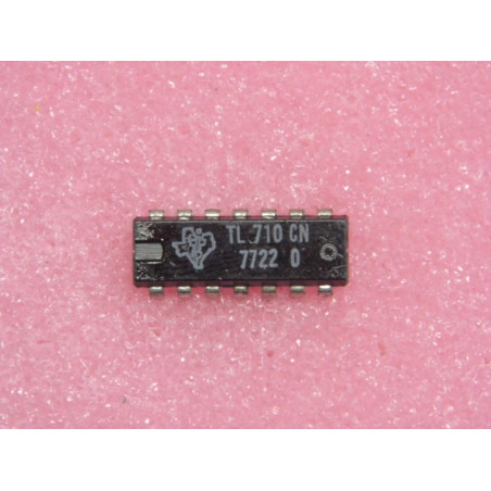 ci TL 710 CN de chez texas ~ ic TL710CN ~ voltage comparator ~ DIP14 (PLA037)