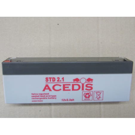 Accumulateur Accus Batterie étanche aux Plomb 12V  2Ah 2.1ah 2.2ah  2,3Ah