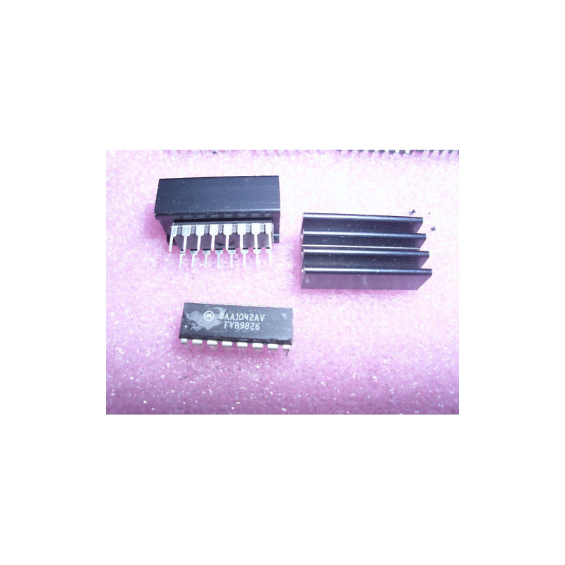 ci SAA 1042 AV / ic SAA1042AV (DIP16) + dissipateur ~ de chez MOTOROLA