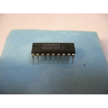 ci TDA2543 / ic TDA 2543  DIP18 Neuf