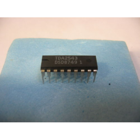 ci TDA2543 / ic TDA 2543  DIP18 Neuf 