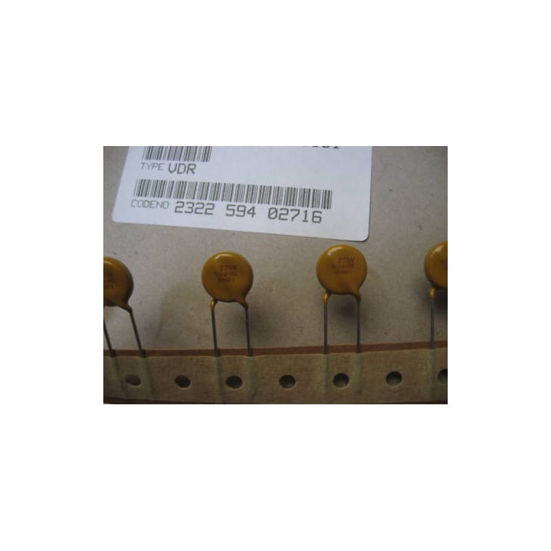 10 Varistances VDR 275V diam 11mm 232259402716 BCC