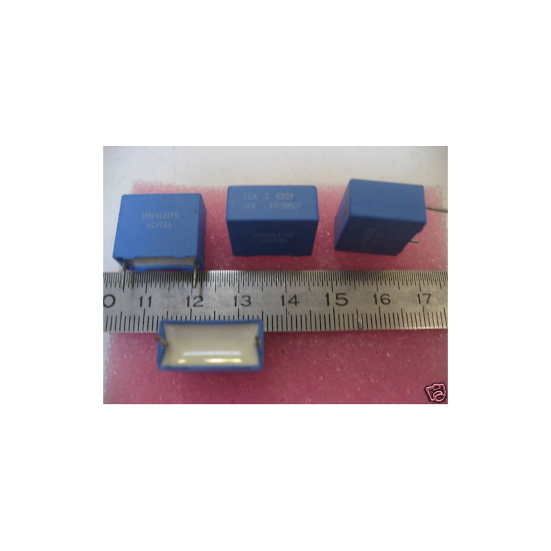 Lot de 5 - Capacitor  Condensateur non polarisé MKP  22nF 630V 5% au pas de 15mm