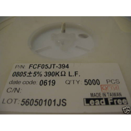 Bobine Résistances 390K 5% CMS SMD 0805 FCF05JT 394 LF (resistor)