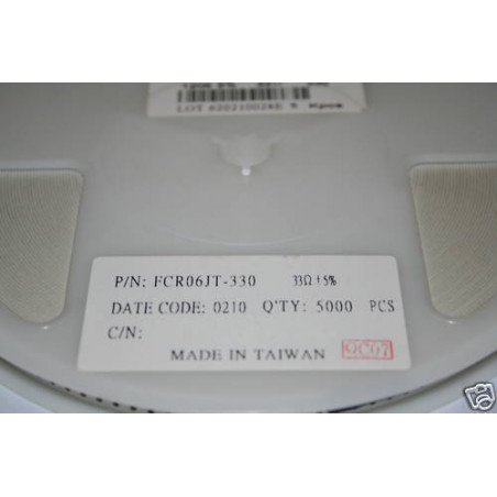 Bobine Résistance 1206 33 Ohms 5% CMS SMD FCR06JT 33R (resistor)