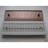 Lot x4: Grille d'aération de 235 x 71 x 6mm en Plastique ABS, 2 Trous de perçage