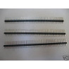 Lot de 10 Barrettes HE13 Mâle droite Sécable de 40pts au pas 2.54