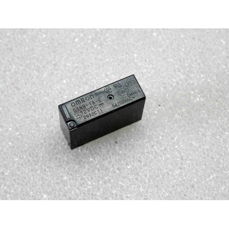 relais PCB étanche high capacity Omron G5NB-1A-E 12Vdc 3A max ~ 5A 250Vac ~ 1 pole Form A SPST-NO ~ 720 Ohms ~ 20.5x7.2x15.3mm