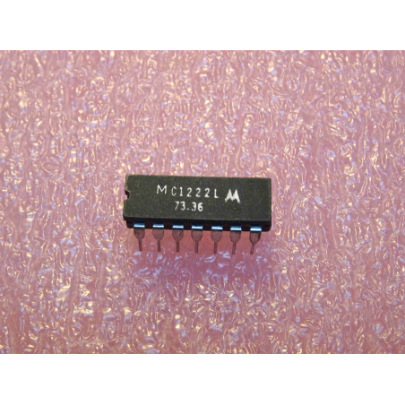 CI MC 1222 L ~ IC MC1222L ~ MC1222 L ~ DIP-14 CERAMIQUE NOS MOTOROLA