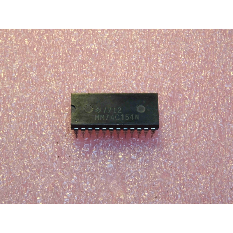 ci MM74C154N ~ ic MM 74C154 N ~ MM74C154 N ~ DIP-24 ~ NOS ~ (NS) (PLA010)