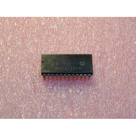 ci MM74C154N ~ ic MM 74C154 N ~ MM74C154 N ~ DIP-24 ~ NOS ~ (NS) (PLA010)