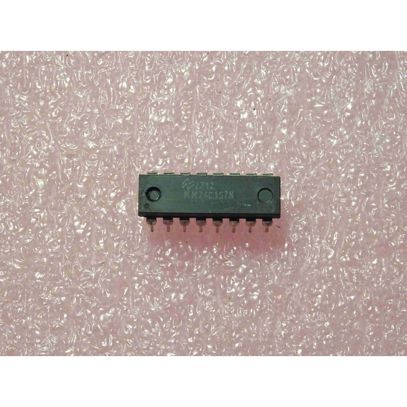 ic MM74C157N ~ ci MM 74C157 N ~ MM74C157 N ~ 16-pin ~ NOS