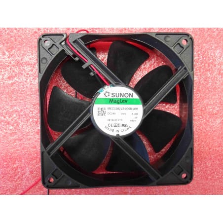 ventilateur Sunon MEC0382V2-000U-A99 24Vdc 5.4W 120x120x38mm 116CFM (3.25m³/min) 2 Wire Leads 44dB 2600rpm