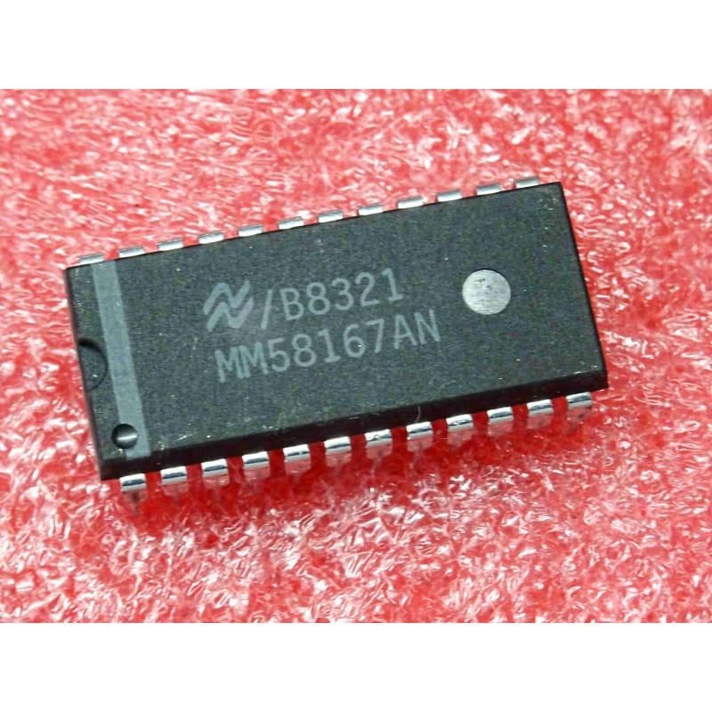 ci MM 58167 AN ~ ic MM58167AN ~ MM58167A ~ microprocessor real time clock (CI4)