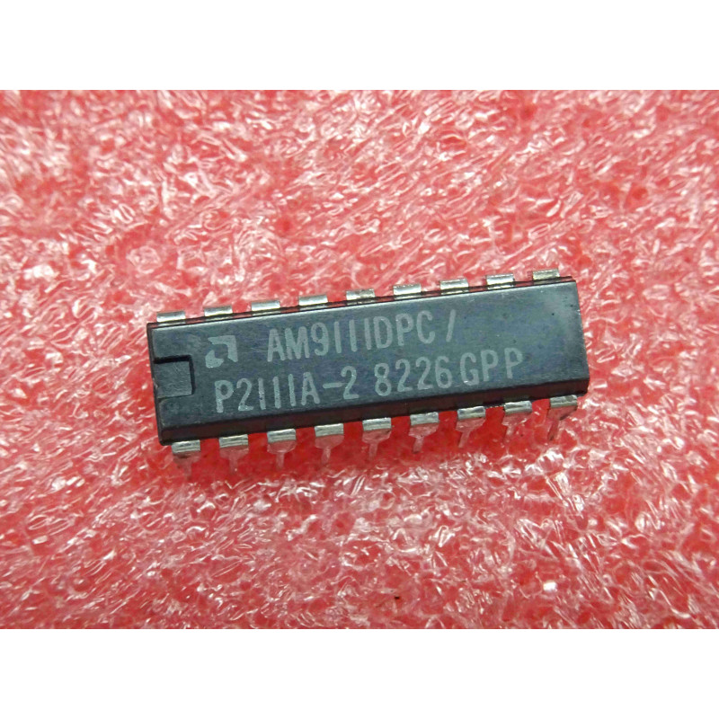 ci AM 9111 DPC (P 2111 A -2) ~ ic AM9111DPC (P2111A-2) AMD 256x4 SRAM 250ns MOS