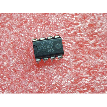 ci TDB 0351 DP ~ ic TDB0351DP (═ LF 351) ~ operational amplifier ~ 8-pin DIP thomson (PLA004)