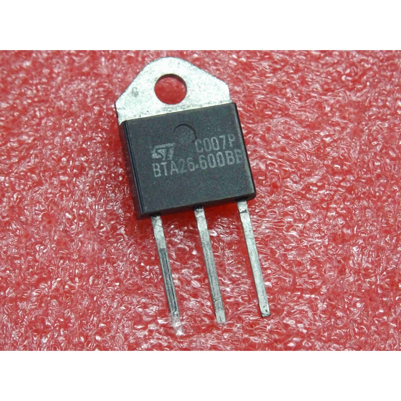 triac BTA 26 -600 BB ~ BTA26-600BB insulated 25A 600V ~ TOP3 STMicroelectronics (5R5)