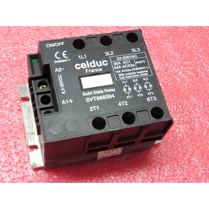 celduc-relais three phase solid state relay SVT868394 SSR ~ relais statique triphasé , 24Vac - 520Vac