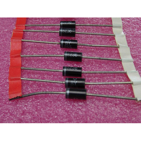 Lot de 10p BY255 Diode redresseur 1300V 3A DO-201