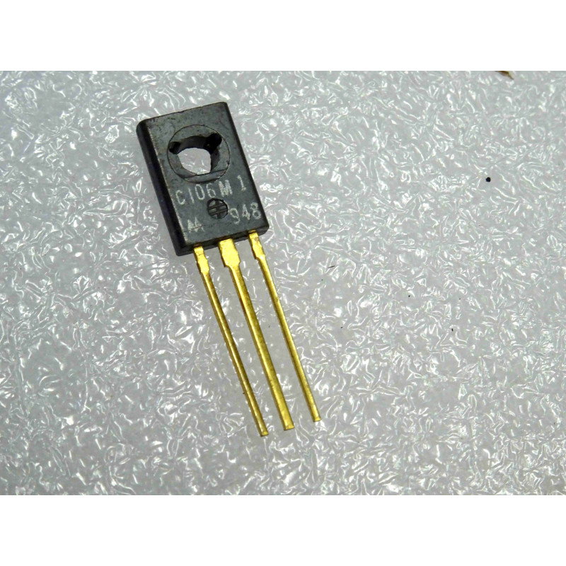 SCR PNPN reverse blocking thyristor C106 M1 ~ C106M1 sensitive gate silicon controlled rectifier 4A RMS 200-600V pattes dorées