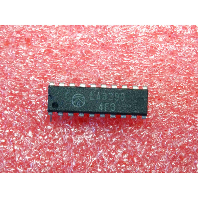 ci LA 3390 ~ ic LA3390 ~ PLL FM MPX demodulator with post amplifier ~ DIL-20 sanyo (PLA006)