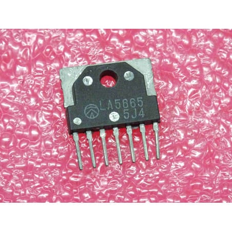 ci LA 5665 ~ ic LA5665 ~ multifunction multiple voltage regulator ~ 7-pin sanyo