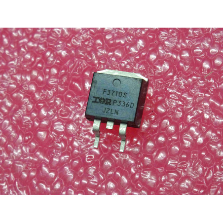 transistor cms IRF 3710 S ~ smd IRF3710S F3710S ~ N-channel power MOSFET ~ Vdss 100V , Id 57A , Rds(on) 0.025 ohm