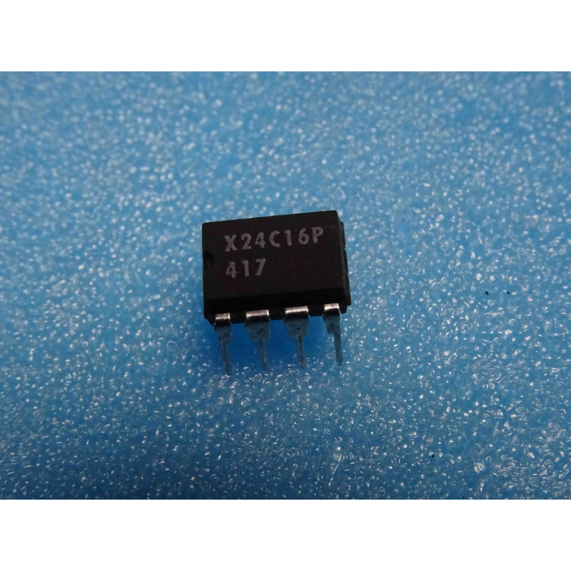 ci X 24C16 P ~ ic X2416P ~ 2k*8-bit serial I²C bus EEPROM , DIP8 (PLA025)