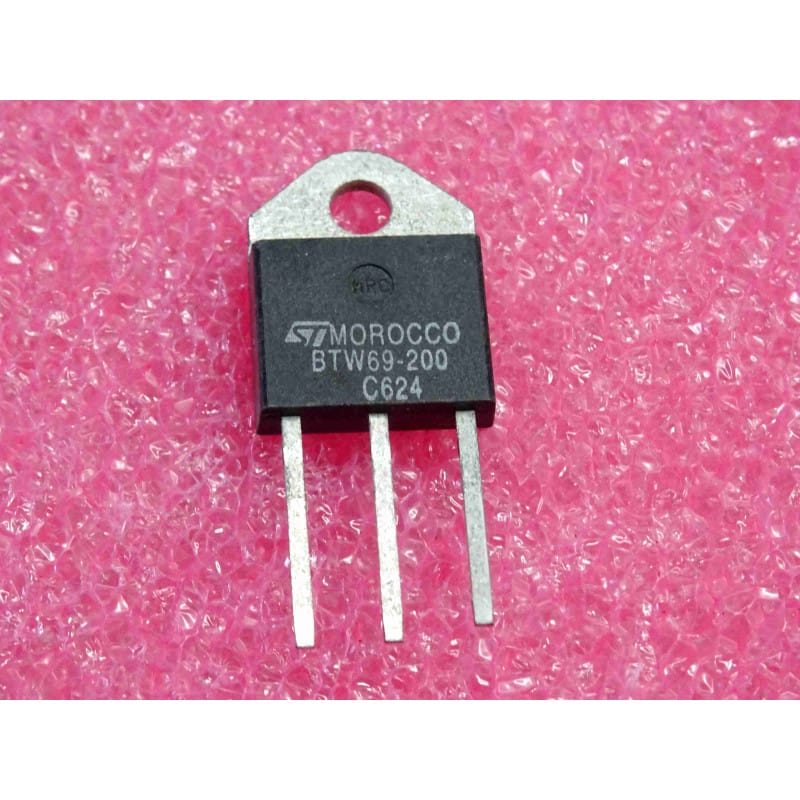 thyristor BTW 69 -200 ~ general purpose SCR BTW69-200 ~ Vdrm 200V Itav 35A ~ TOP-3 , st