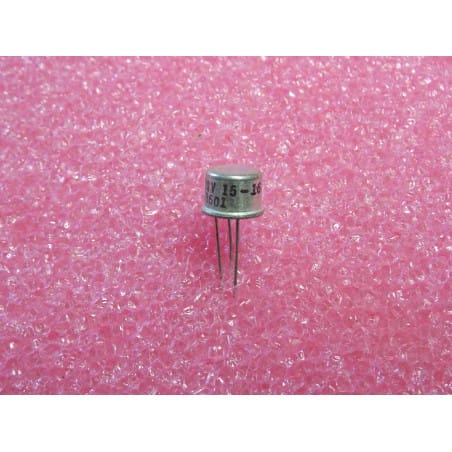 Lot de 3: transistor BSV 15-16 ~ 5W epitaxial Si PNP transistor BSV15-16 ~ -Vce 40V -Ic 1A hFE 20 ~ TO-39 SGS (5P1)