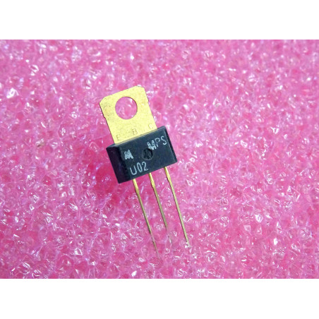 transistor MPS-U02 ~ NPN Si amplifier transistor (complement to PNP MPS-U52) Vce 40V , Ic 800mA , hFE 30 ~ case 152 (4I1)