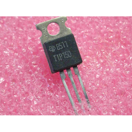 Lot de 3: transistor TIP 150 ~ 80W NPN Si power darlington TIP150 ~ Vce 300V , Ic 7A , hFE 15 at 5V 7A ~ TO-220 (5P1)