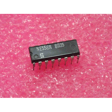 ci: NE 558 N ~ ic: NE558N ~ DIP16 ~ Quad timer (PLA016)