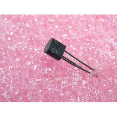 Lot de 3: transistor TIS 97 ~ 360mW Si NPN transistor TIS97 ~ Uce 40V , Ic 0.2A , hFE 250 ~ TO-92 (4I1)