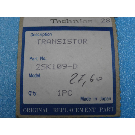 Transistor Original Technics 2SK109-D ~ K109 ~ 2SK109D