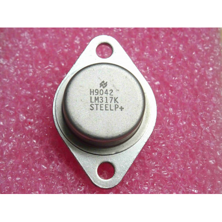 LM 317 K STEELP+ ~ LM317K 3-Terminal Positive Adjustable Regulator ~ boîtier TO3 (REG1)