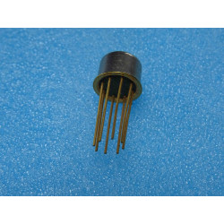 ci LM101A ~ ic LM101 A Boîtier Métal 8 Pattes Dorées Circuit Intégré NOS