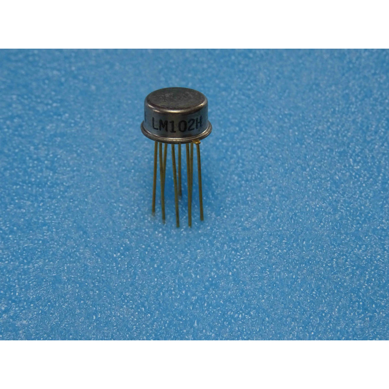 ci LM102H ~ ic LM102 H Boîtier 8 pattes Métal Pattes Dorées Circuit Intégré NOS