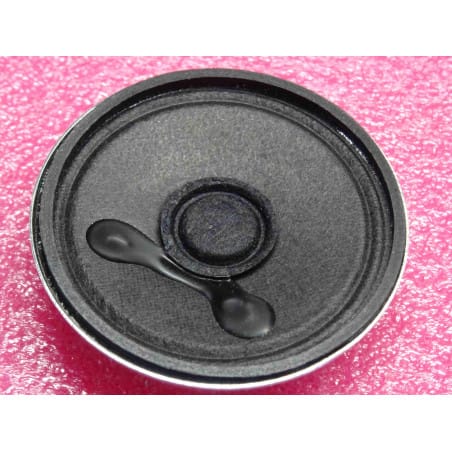 haut parleur HQ Power MLS1 0.5W 8-ohms 86dB ±2dB Ø50x13mm, magnet size Ø12x2mm, voice coil Ø13.3mm, frequency response 420-4kHz