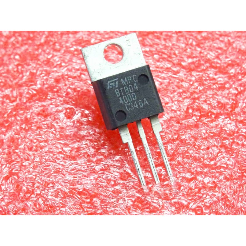 Lot de 2: triac BTB 04 -400 D ~ 4A 400V sensitive gate triac BTB04-400D ~ non insulated ~ TO-220AB (L9A)