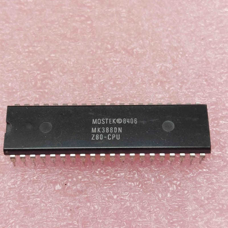 ci Z80-CPU MK3880N ~ ic MK3880N Z80CPU dip40 de chez Mostek (PLA010)