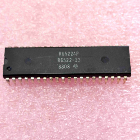 1pcs R6522AP R6522 AP R6522 Rockwell CPU 6522 IC New Old Stock (PLA040)