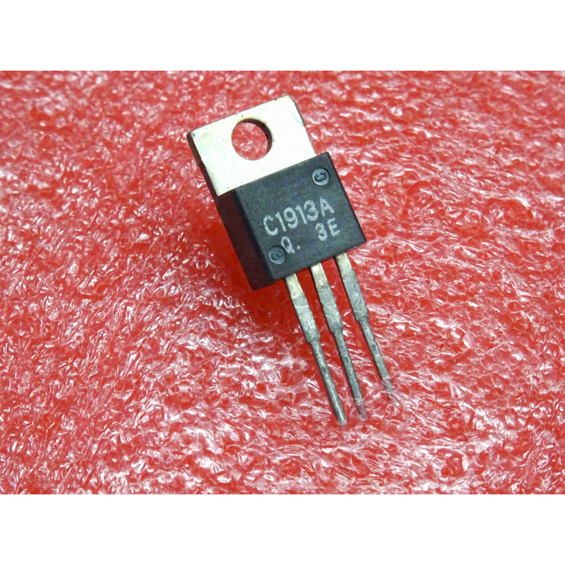 transistor 2SC 1913 A ~ NPN Si power transistor 2SC1913A (complement PNP 2SA913A) ~ Vce 180v , Ic 1A ~ boîtier TO-220 (5P2)