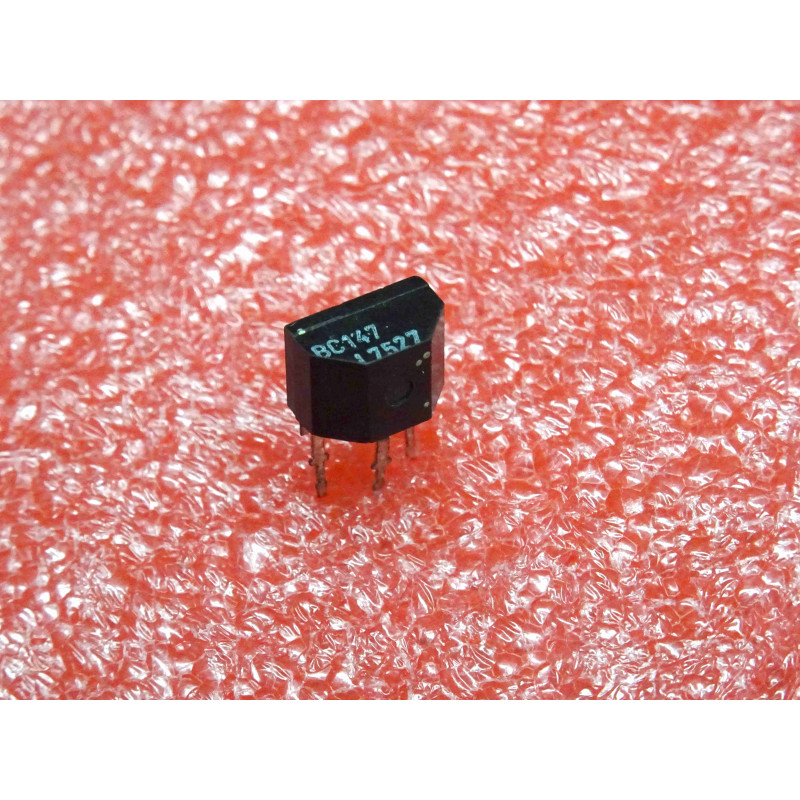 Lot de 3: transistor BC 147 ~ NPN transistor BC147 (complementary PNP BC157) ~ Vce 45v , Ic 100mA (5P2)