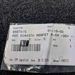 ci AO4407A / ic AO 4407A Mosfet P channel 30V 12A soic8