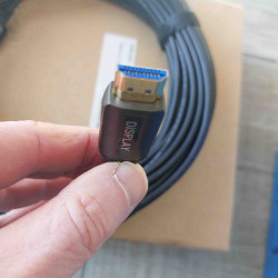 Cordon HDMI 2.0 4K 60Hertz ACTIF FIBRE OPTIQUE Longueur 30M unidirectionnel CORHDMIFOM-30 (K10)