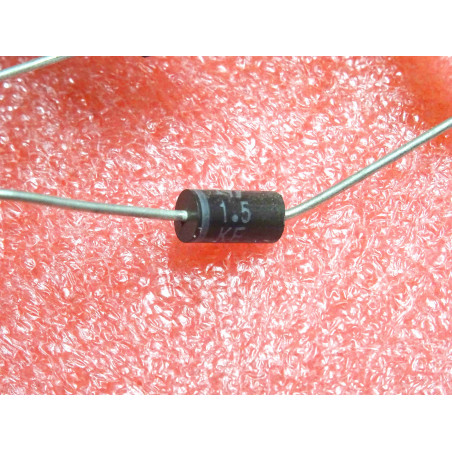 Lot de 6: diode 1.5KE200A (similar 1N6303A) 200V transient voltage suppressor 1500W peak pulse power capability