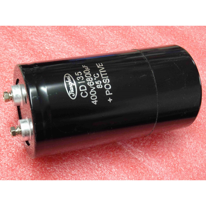 condensateur Jianghai CD135 ~ 6800µF 6800uF 400Vdc 85°C ~ Ø75x145mm